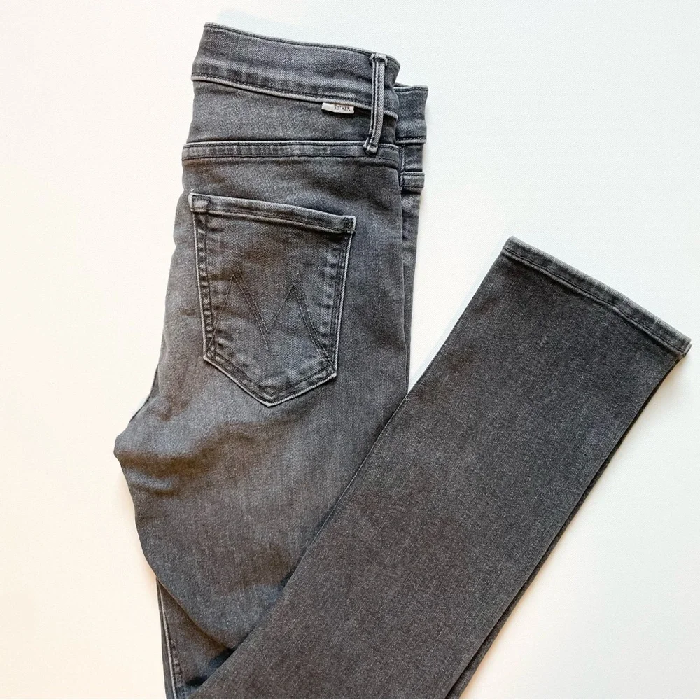 MOTHER Mid Rise Dazzler Ankle Jeans in The Night is Watching Size 27 - Picture 4 of 9